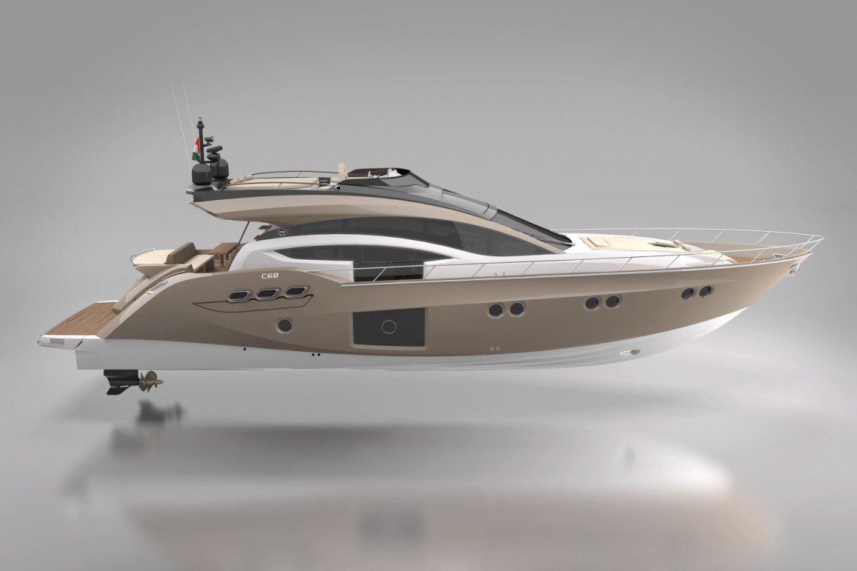 World Cup fever grips new Sessa Marine C68 Sport Fly