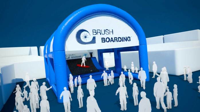 London International Boat Show - Brush Boarding